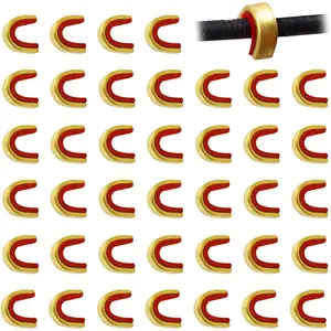 40 Packs Bow String Nock Points Arrows Bowstring Nocking Point Set Archery Accessories String Buckle Clip for Recurve Compound Longbow Bows