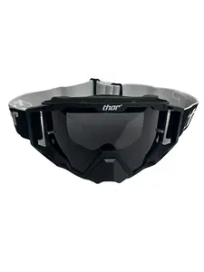 Thor Motorcycle Goggles for Dirt Bike, Anti-Scratch Windproof Atv Riding Eyewear, Colorblock Design, All Seasons Use