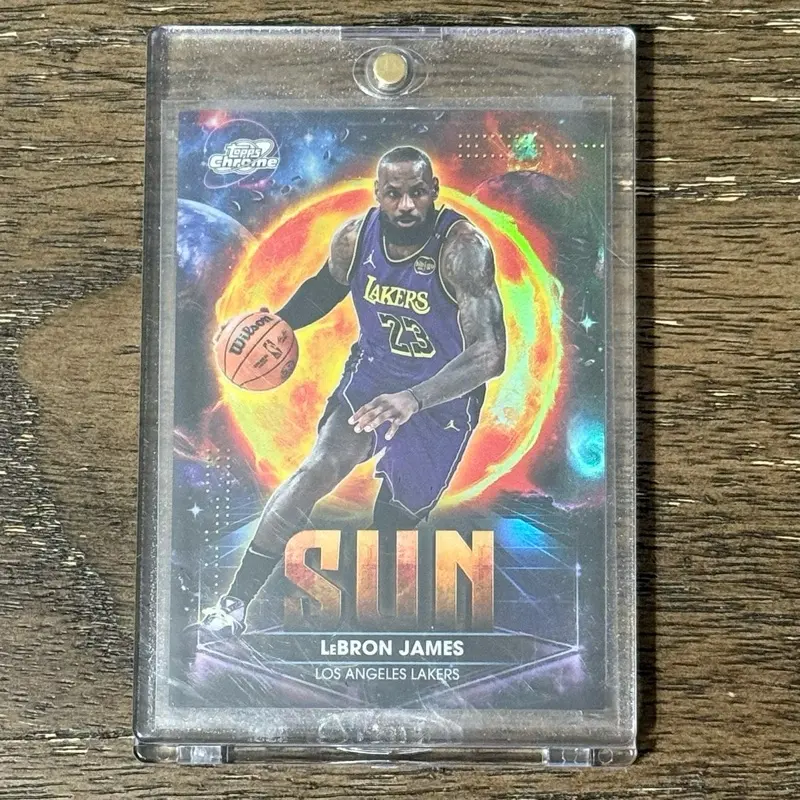 2026 Topps Chrome Cosmic LeBron James Planetary Pursuits Sun Case Hit SSP