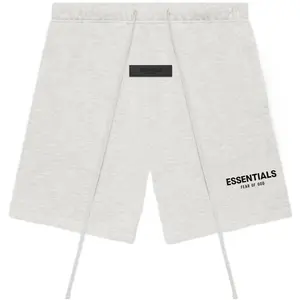 Fear of God Essentials SS22 Light Oatmeal Men's Casual Shorts - Menswear, Neutral Tone, Versatile Everyday Stylish Comfort
