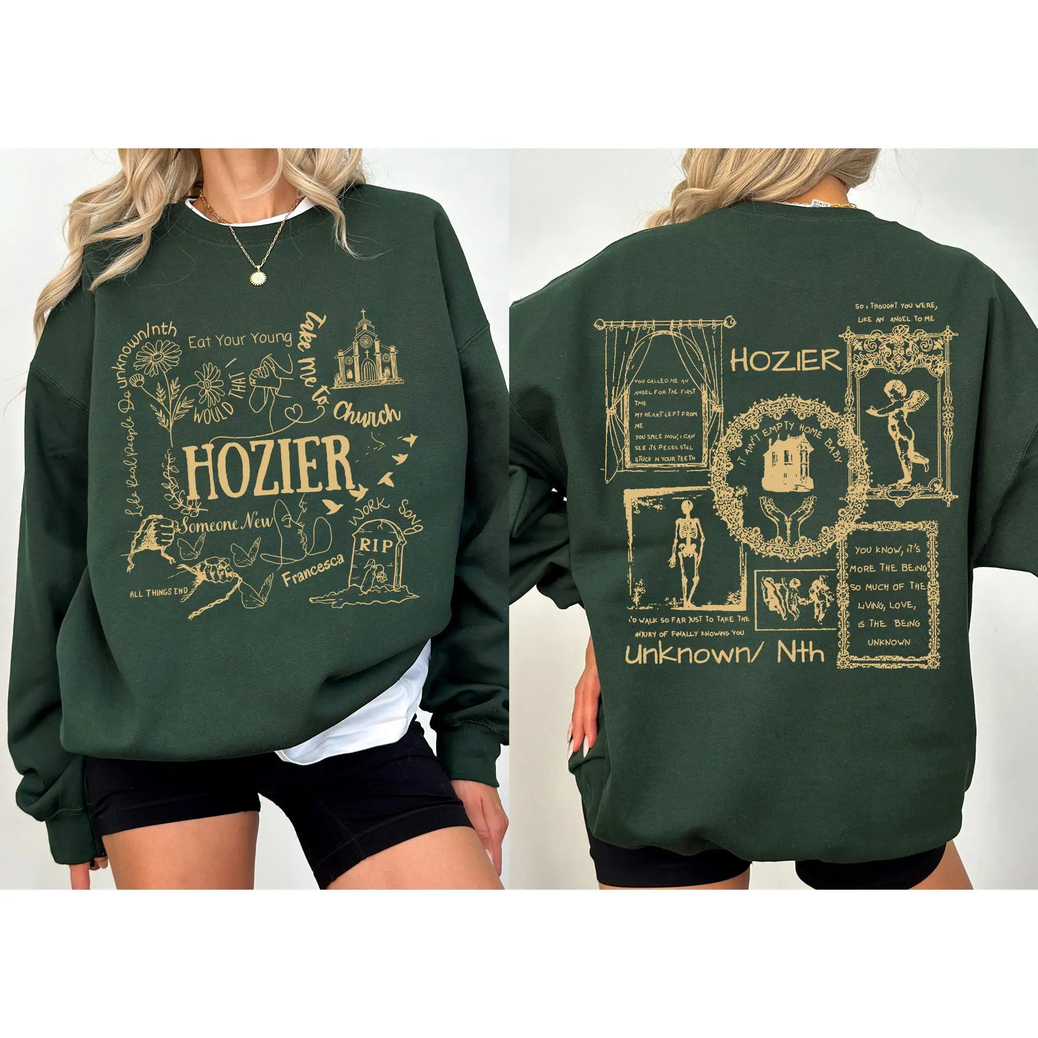 Unreal Unearth Hozier No Grave Can Hold My Body Down Tshirt, Sweat Shirt Best Price