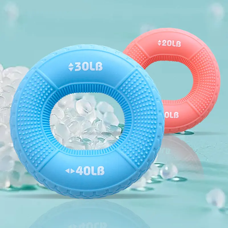 Grip Circle Grip Silicone Double Strength Exercise Decompression Hand Strength Flexibility Strength Rehabilitation Arm Hand Trainer