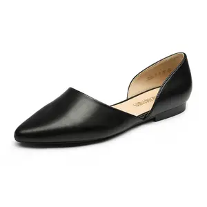 DREAM PAIRS Women's Classic Pointed-Toe Slip-On Flats - Shoe with Slip-On Convenience, Comfortable Women's Footwear, Ballet Flat Design DREAM PAIRS Women's Classic Pointed-Toe Slip-On Flats - Shoe with Slip-On Convenience, Comfortable Women's Footwear, Ballet Flat Design