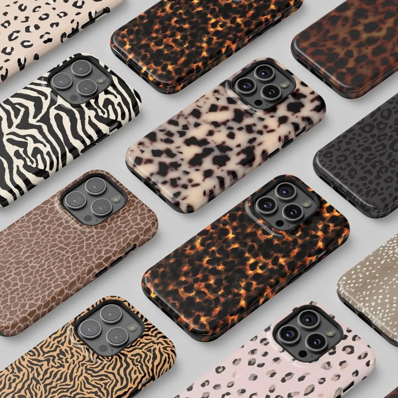 Animal Print Phone Covers|Tortoise Shell Print Phone Cases|iPhone 17 16 16e 15 14 13|Samsung Galaxy