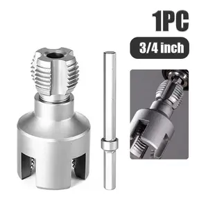 1-2Pcs 1/2" 3/4" Water Pipe Thread Tap Tool, Internal & External Thread Integrated Pipe Threader