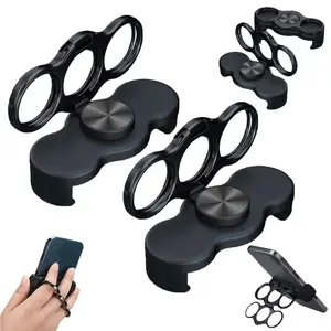 3-Finger Clamp + Triple Ring Stand – Fold Flat, Rotate Freely, Perfect For Selfies, Reading, Or Gaming # GadgetTok # FoldableHolder