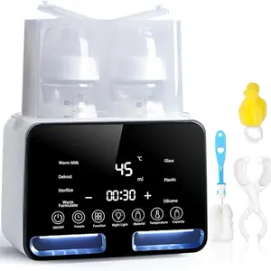 Fast Baby Bottle Warmer for Breastmilk & Formula – 10-in-1 Milk Warmer, Defrost, Sterilizer & Baby Food Heating, 48H Constant Temperature, Fits All Bottles