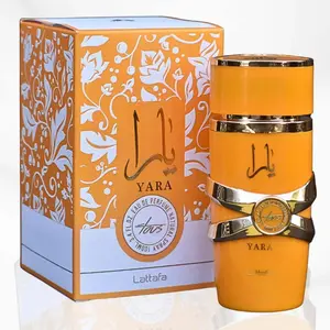 Lattafa Yara Tous Women's Fragrance, 3.4 fl oz (100ml) Alcohol Base, 3 to 3.9 fl oz Tropical-Sweet-Vanilla-Fruity Scent for Women