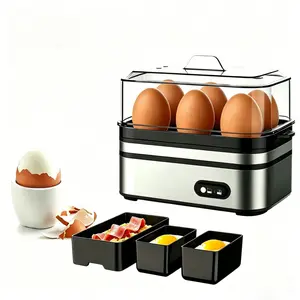 [summervibes]Rapid Egg Cooker 6 Egg Capacity BPA free Electric Egg Cooker for Hard Boiled Eggs, Poached Eggs, Scrambled Eggs, or Omelets,Easy and Convenient Way to Prepare Delicious Eggs ,outdoor gea#tiktokshopstockup#Mother's Day Gift