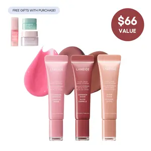 Laneige Glaze Craze Trio, Tinted Lip Serum Bundles, Lip Care, Moisturizing
