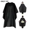 Professional Hair Cutting Cape for Barbers, Barber Supplies, Durable Salon Cover, Comfortable Round Neck Design, Fashionable Hair Styling Accessory, Hair Cutting Accessories