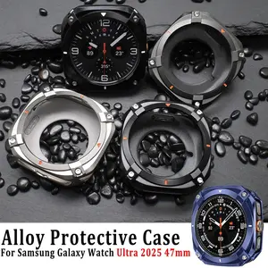 Luxury Alloy Protective Cover for Samsung Galaxy Ultra 47mm Men Protector Frame Case for Samsung Galaxy Ultra 2025 Accessories