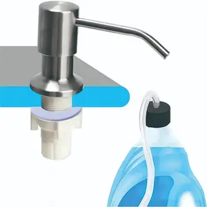 Modern Kitchen Sink Soap Dispenser Head - Extended Hose Faucet Adapter, Universal Kitchen Sink Accessory