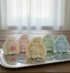 CUTE LITTLE BUNNY HANDMADE CANDLE