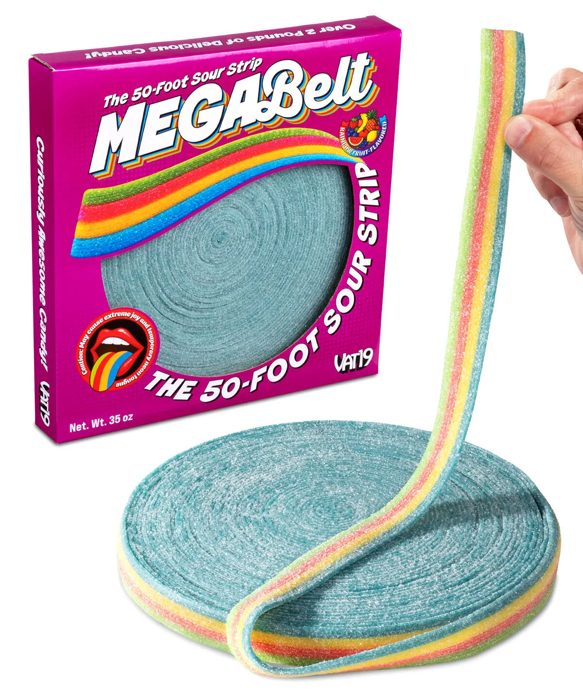 MEGABelt: The Super-Long Sour Candy Strip