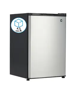 Garvee 4.5 Cu.Ft Mini Fridge with Freezer, Small Refrigerator w/ Single Door, Adjustable Thermostat Energy-Efficient Low Noise, Compact Fridge for Bedroom, Office, Dorm