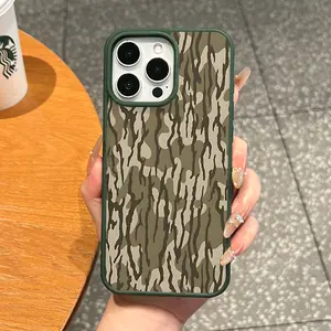 Magnetic Protective Cellphone Case for iPhone 17-16 Pro Max, 15 Plus, 14-13-12-11-XS-XR - Soft TPU Camouflage Texture, 3-Design Aesthetic, Shockproof, Lightweight, Scratch-Resistant Girly Casing, Tech Accessories