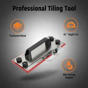 Portable 45-Degree Cutting Tool | Durable Structure with Dust Extraction System, Ideal for Indoor and Outdoor Use, No Electricity Needed, Includes Hose, Perfect Gift for Enthusiasts and Construction Workers