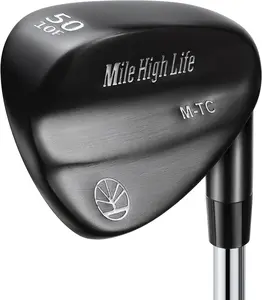 Mile High Life Golf Wedges Entry Level 50/52/54/56/58/60/62/64 Degrees M-TC Sand Wedge Sets for Men & Women Right Handed