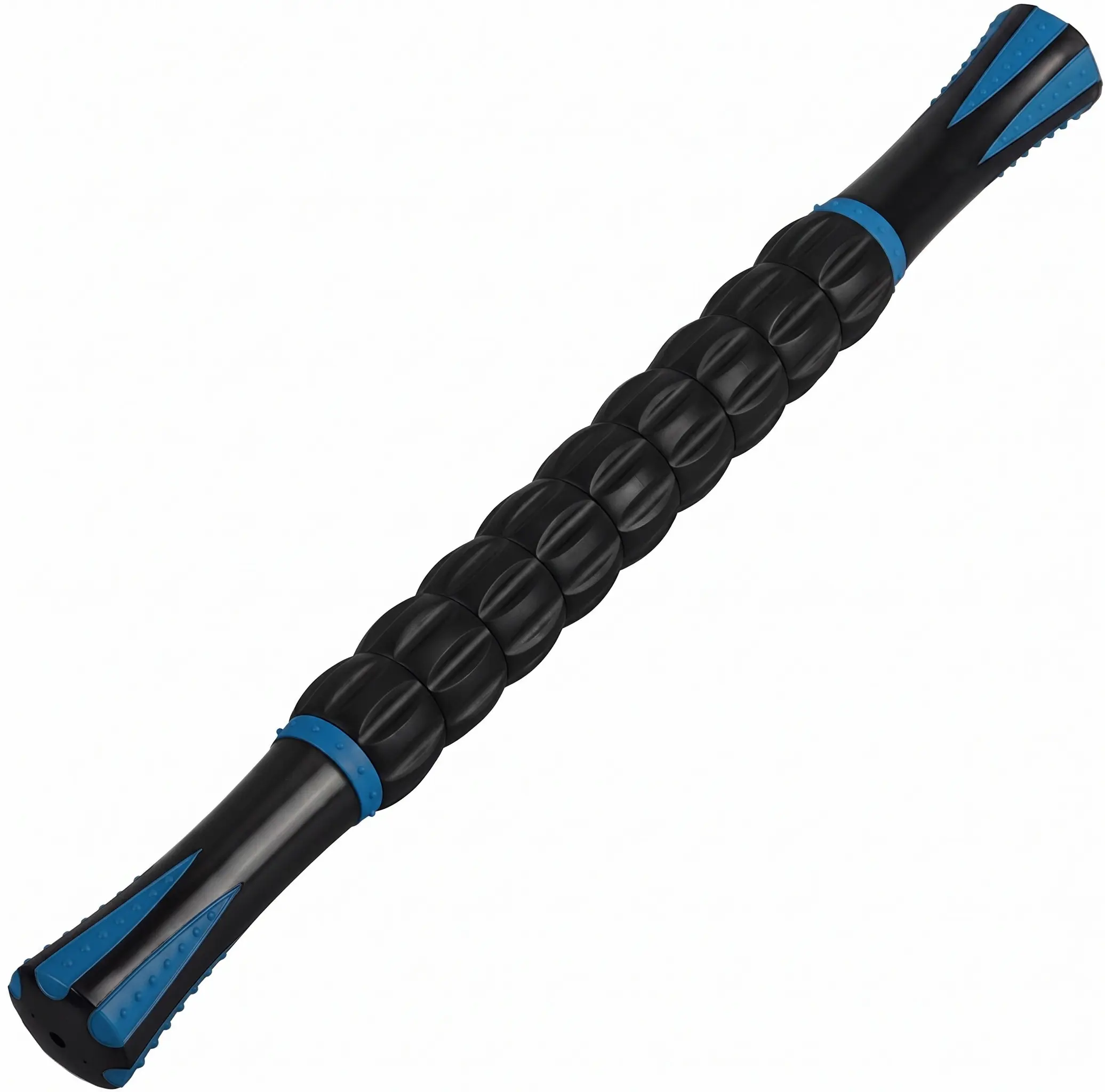 Professional 9-Roller Deep Tissue Massage Stick - Portable Muscle Recovery Roller for Athletes, Relieves Post-Workout Soreness & Leg/Back Pain - Portable Physio Tool (Blue 1) Body Care