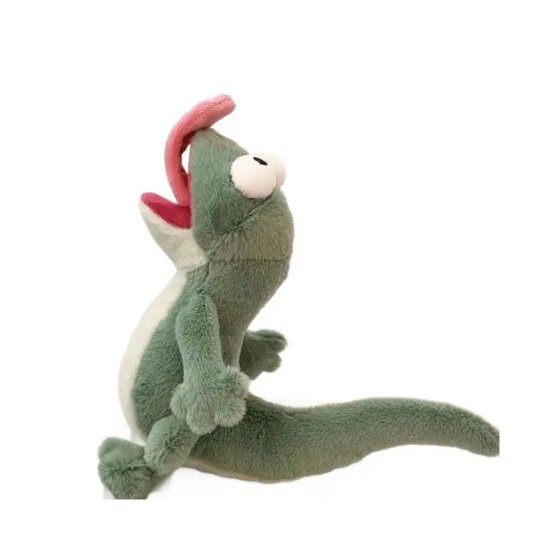 Lizard Magnetic Tongue Plush Doll, Viral Meme Screaming Green Lizard Stuffed Toy, Funny Prank Gift For Teenagers