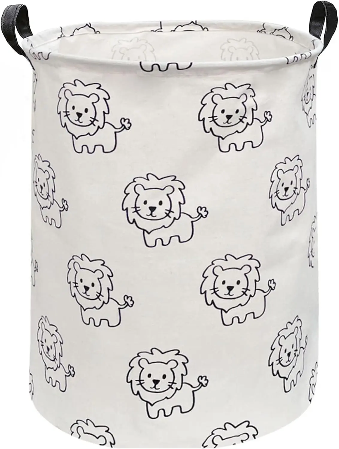 ESSME Animal Hamper,Nursery Laundry Basket,Lion Storage Basket,Gift Baskets,Room Decor,Home Organizer (Lions)
