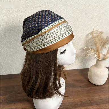 Mulberry Silk Women Square Scarf Prints Headband Neckerchief Luxury Female Hair Ornament Female Bandana Scarves