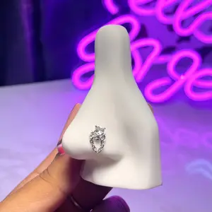 Heart Eternity Nose Stud