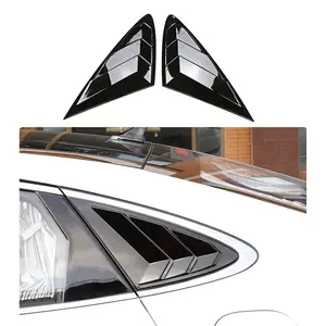 HEART HORSE Rear Side Window Louvers - Car Accessories Auto Parts Exterior Upgrade for 2020-2024 Sonata, ABS Plastic Sport Style Scoop Cover, Precise Fit, Adhesive Backing, Easy Installation, Auto Parts Accessories