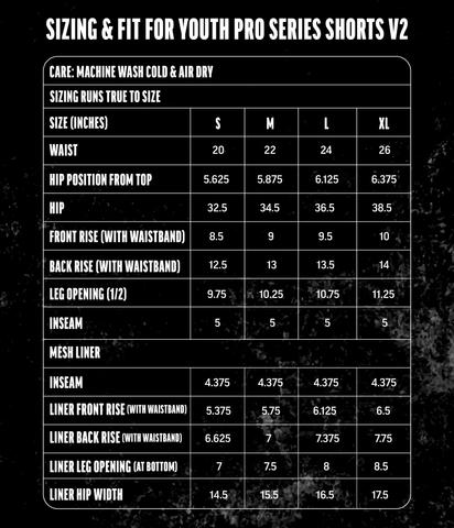 Pro Series Youth Shorts V2