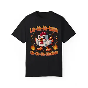 Lava Chicken  – Funny Minecraft-Inspired Gamer   Cute Riding Chicken  Shirt graphic tee