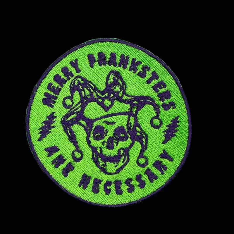 Merry Pranksters Iron-On Embroidered Patch