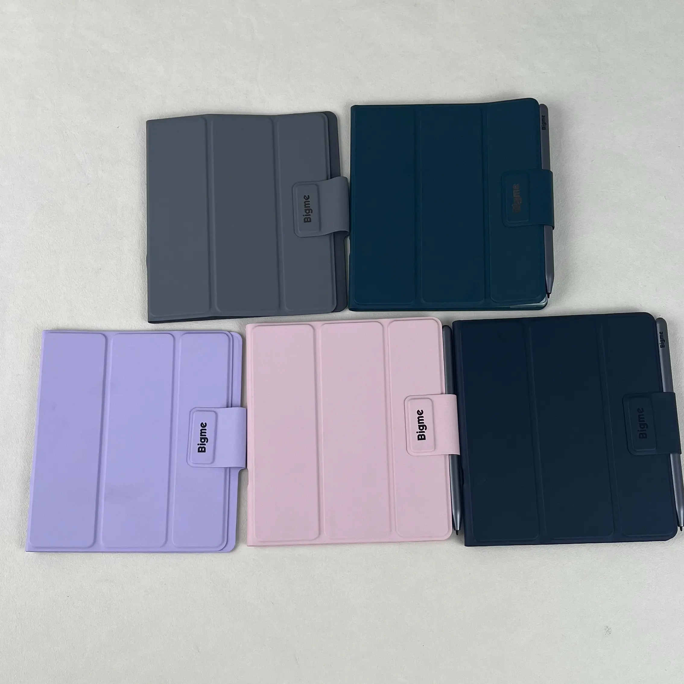 Bigme B7/B7Pro Magnetic Leather Case. Secure attachment, foldable,  chic pink/purple/grey/green/blue colors, total protection. Elevate your reading device! Bigme B7/B7Pro Protective Case, Original Protective Cover