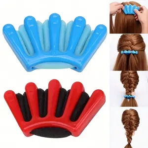 4Pcs DIY Hair Styling Tools Set, Quick Bun Maker Curling Twist Accessories for Wedding Hairstyles Daily Use