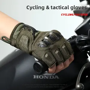 Cut Resistant Combat Cycling Gloves Non Slip Protective Wear Equipment Training Skateboard Tactical Unisex Half Finger