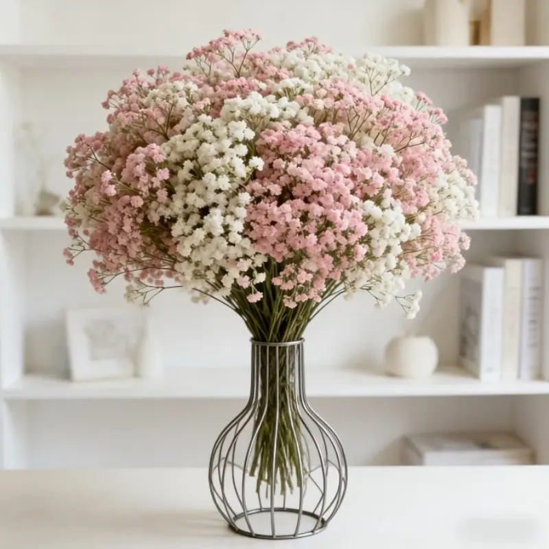 100pcs Artificial Decorative Flowers for Home Decoration, Faux Decorative Flower, & Full Bloom, Realistic Touch, Perfect for Weddings, Anniversaries, Gardens, Artificial Flower Bouquet