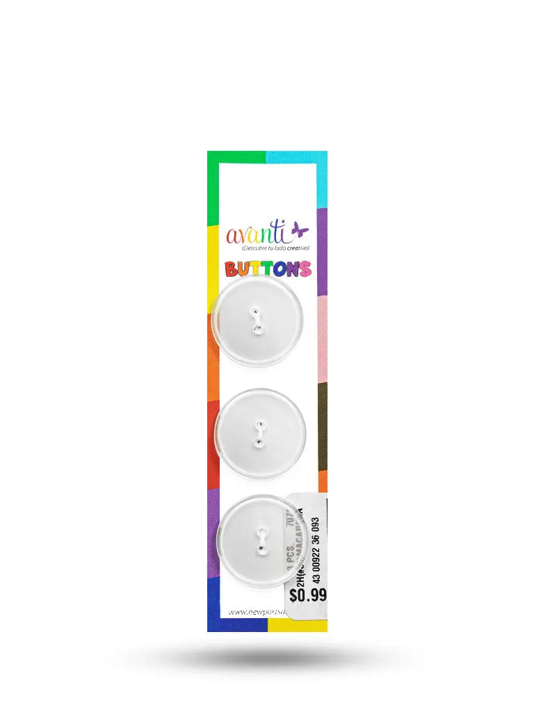 Sewing Buttons – 36L (23mm / 0.9 inches) with 2 Holes – Perfect for Coats, Blazers & Upholstery, 12-Pack