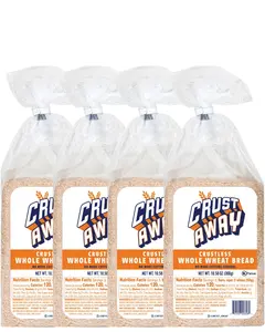 Crustless Whole Wheat Bread 4 pack
