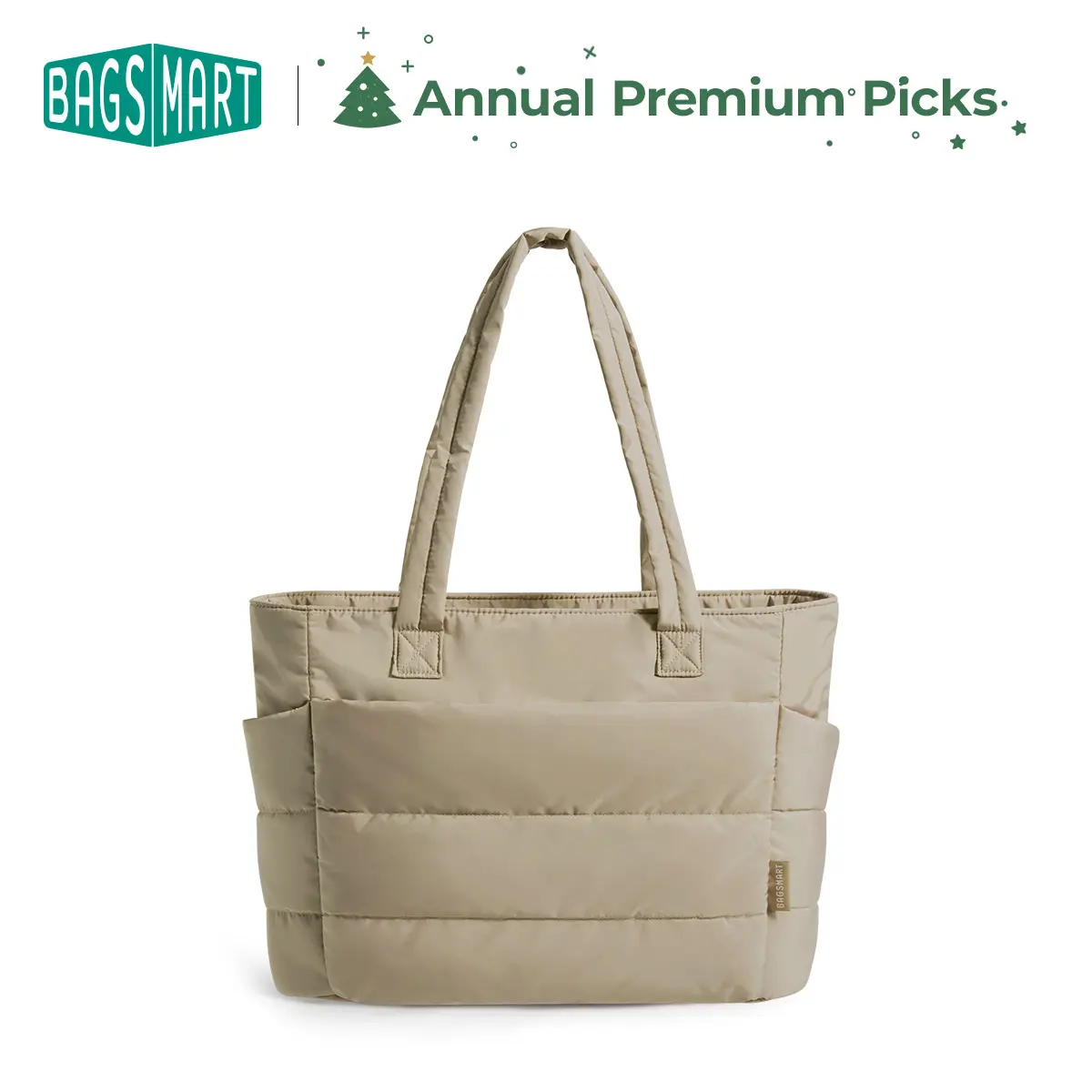 Tote Bags-Grayish Brown