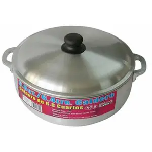 MBR Industries BC-17300 Caldero Alum with Lid 11.3-Quart-10.7L
