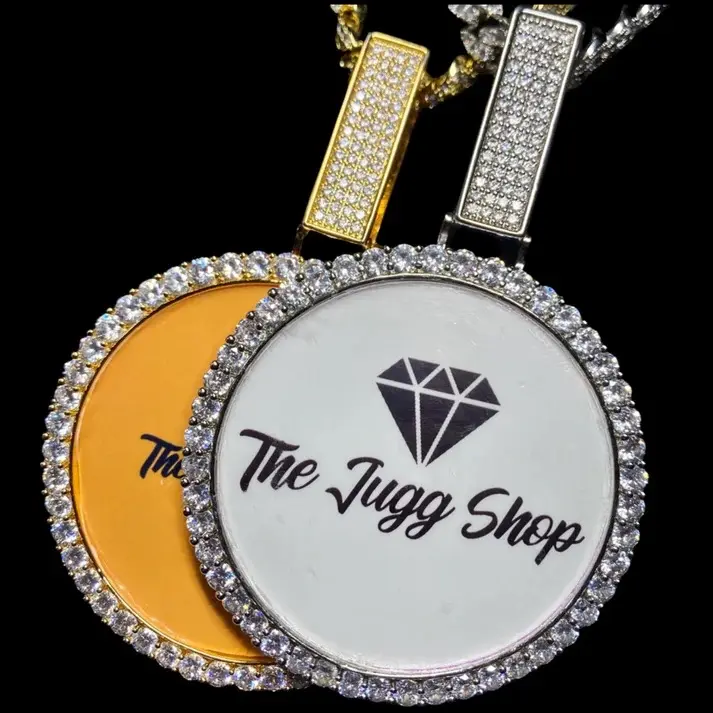 Custom XL Diamond Picture Necklace