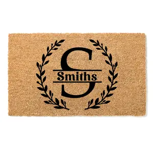 Personalized Entry Doormat , Family Name Welcome Mat, Custom Gift Idea , Custom Name Doormat , Coir Front Door Mat, Outdoor Family Welcome Mat , Personalized Last Name Doormat, Housewarming Decor , Custom Doormat, Outdoor Entry Mat Gift