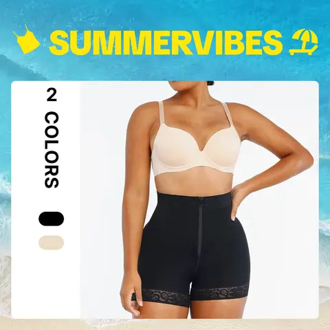 AirSlim Lace Steel Boned Butt Enhancer Shapewear Live