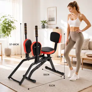 Hip Abductor Adductor Machine for Home Gym - Adjustable Glute Trainer for Hip Sculpting & Inner Outer Thigh Workout, Hip trainer, Adjustable Glute Machine Exercise Equipment, Suitable For Home Gym