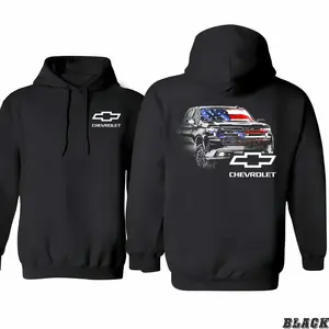 Chevrolet - Silverado U.S.A Hoodie, Mix and Match, Boyfriend Menswear Top Streetwear, Print Hoodie, Gift For Him