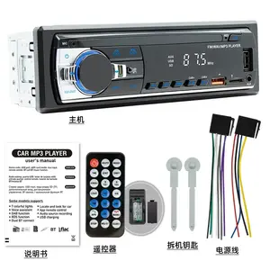 Car Radio Stereo Player Digital Bluetooth MP3 Player JSD-530 520 60Wx4 FM Audio Stereo Music USB/SD with Built-in AUX Input