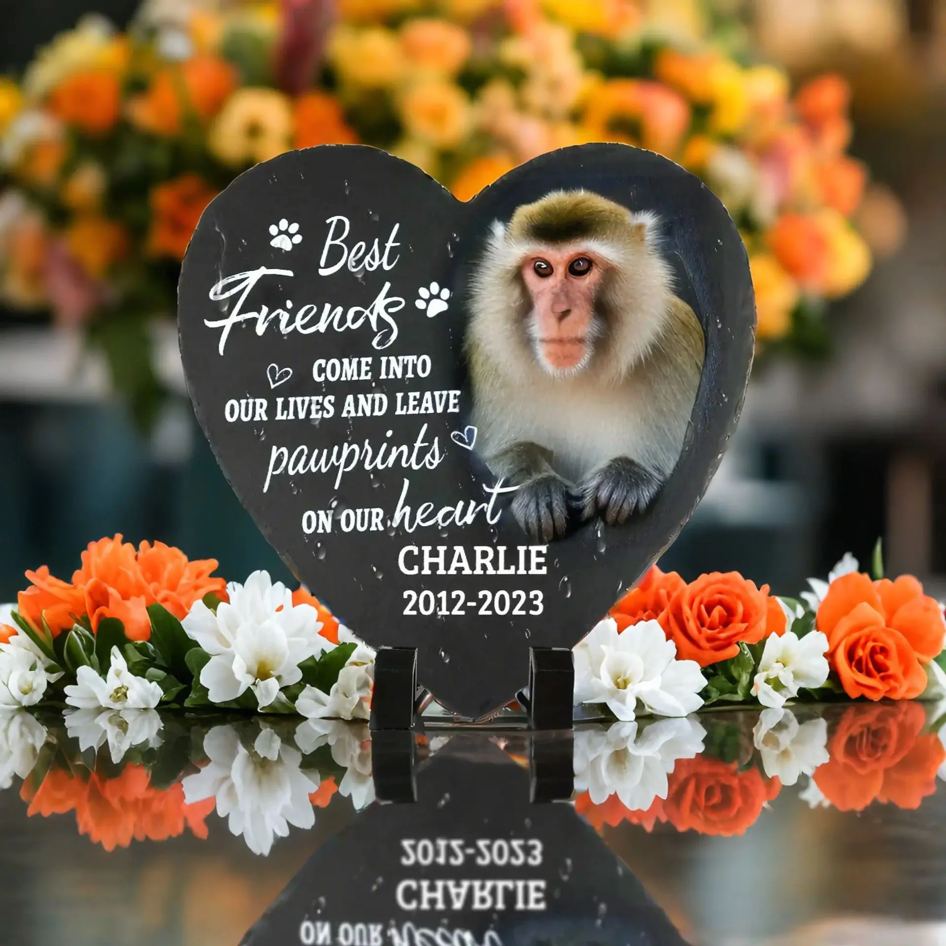 Customized pet tombstone