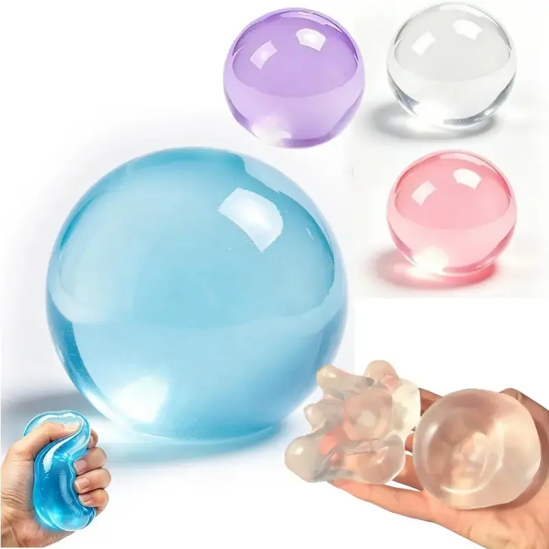 6CM Stress Relief Coconut Oil Squishy Fidget Toy Soft Coconut Oil Stress Ball No Rebound High-value Appearance Reusable Coconut Oil Squeeze Ball Adhd Desk Ornament, Super Soft Squishy Texture-MM