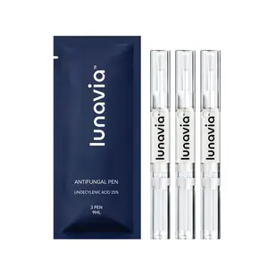 【1 Pack of 3】Lunavia Antifungal Pen, UNDECYLENIC ACID 25% - Most of Athlete‘s FootJock Itch and Ringworm