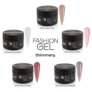 Tones Fashion PolyGel: Shimmery Collection (5 x 1.89 fl oz / 56 mL) Great for Nail Art - Flawless Nail Care